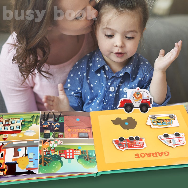Children'S Early Education Enlightenment Quiet Paste Book Toys Handmade Material Package Educational Toys Baby Sticker Book - Image 4